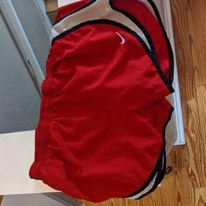 Red Nike Tempo Shorts